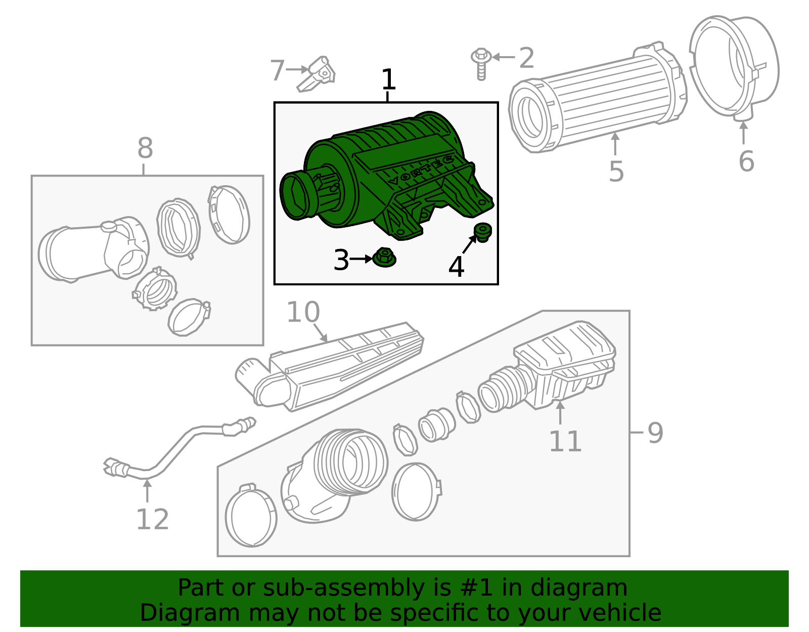 Air Cleaner Housing - GM (84392890)