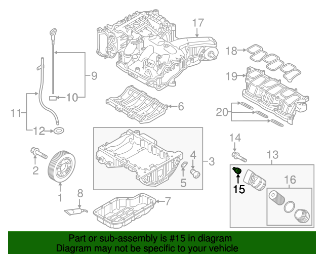 20152018 Hyundai Oil Pressure Sending Unit 947502A000 OEM Parts Online