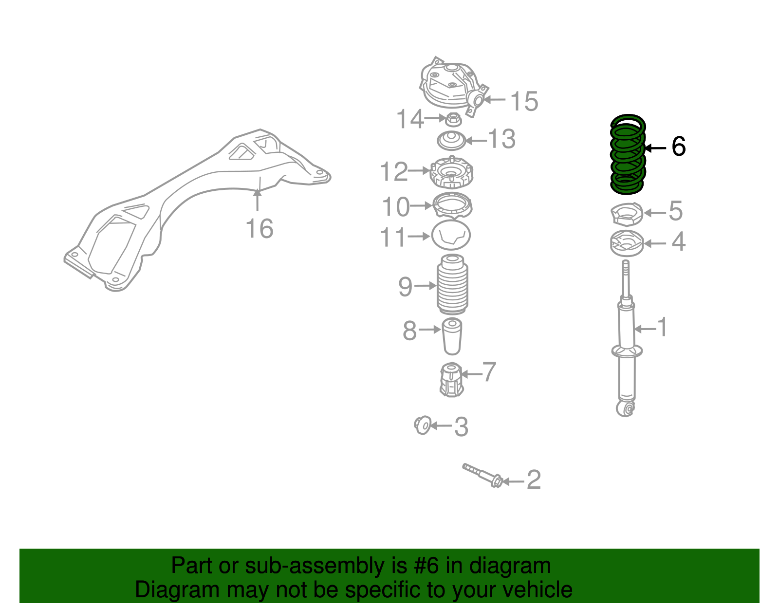 Coil Spring - Volkswagen (7L6-511-115-P)