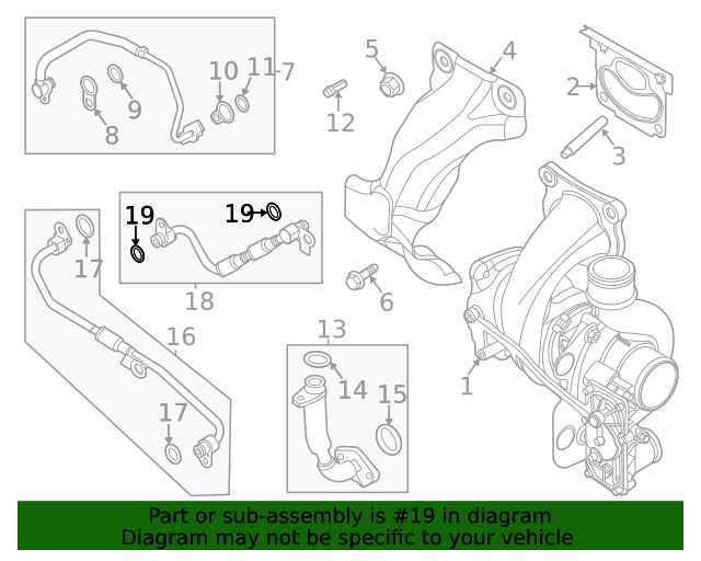 2022-2025 Ford Oil Inlet Tube Gasket P2GZ-6N652-A | QuirkParts