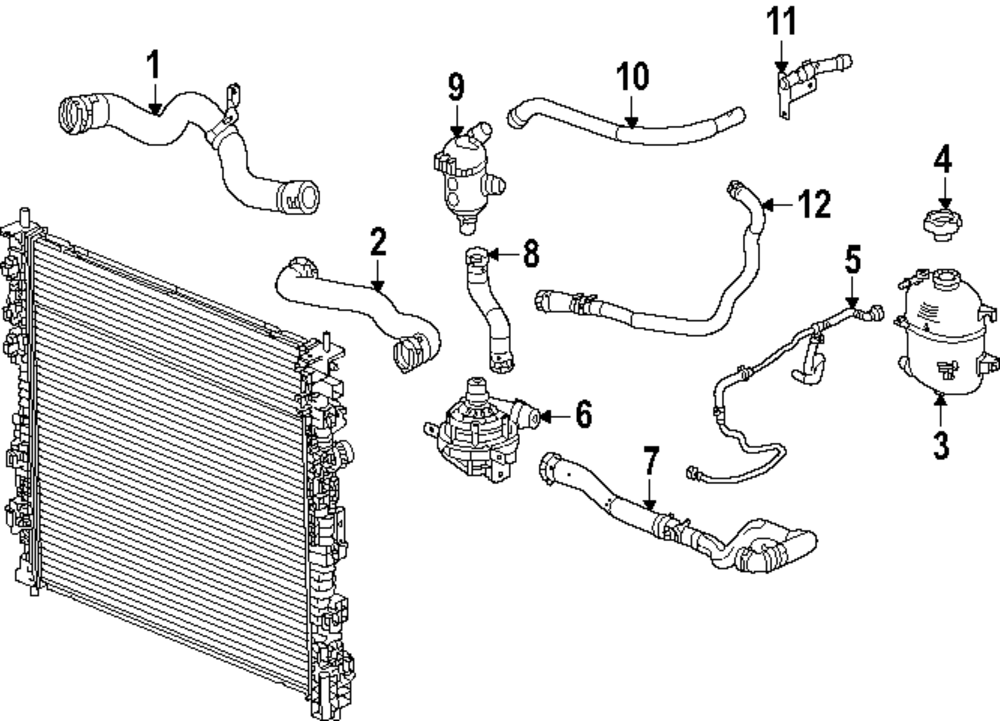 Engine Auxiliary Water Pump - GM (13547413)