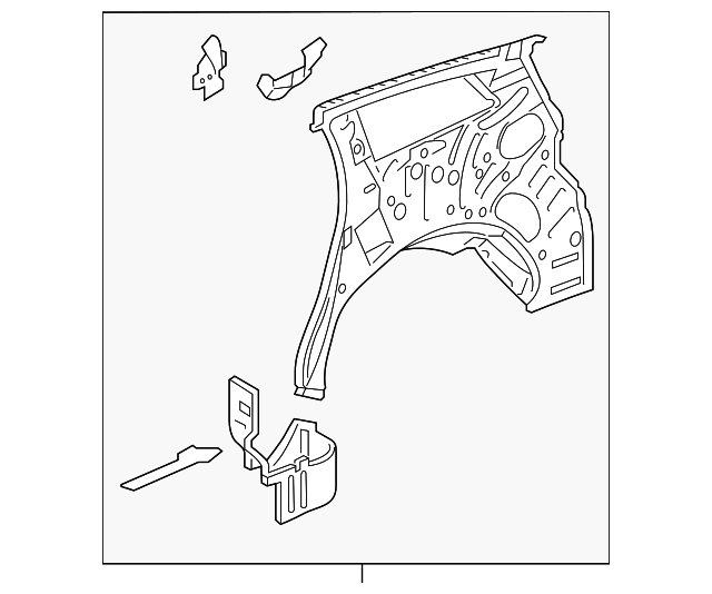 84446346 GM Inner Quarter Panel GM Parts Store