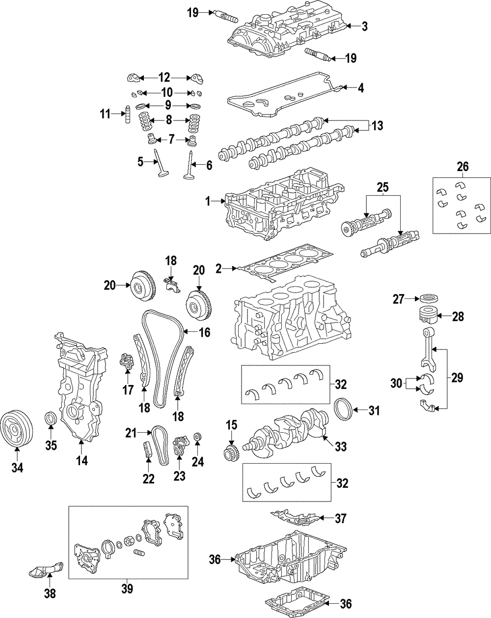 GM OEM-Engine Exhaust Valve 12637241