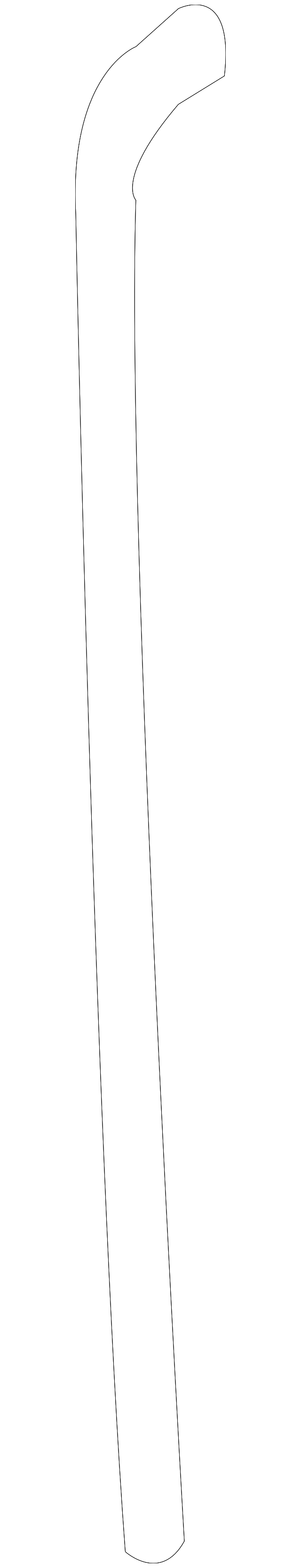 Passenger Side Rear Door Outside Handle Rod - GM (95201997)