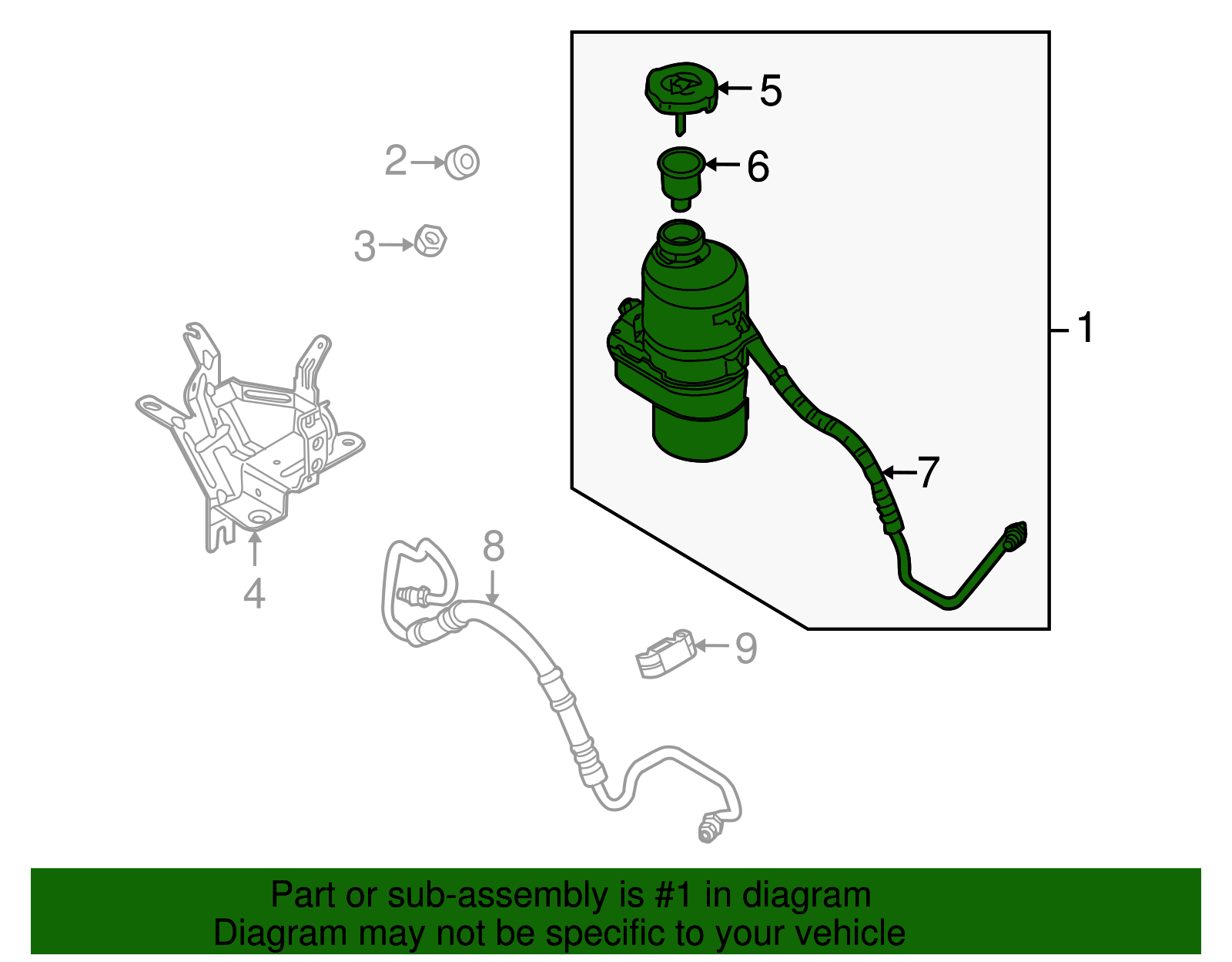 Pump, P/S - GM (93179568)