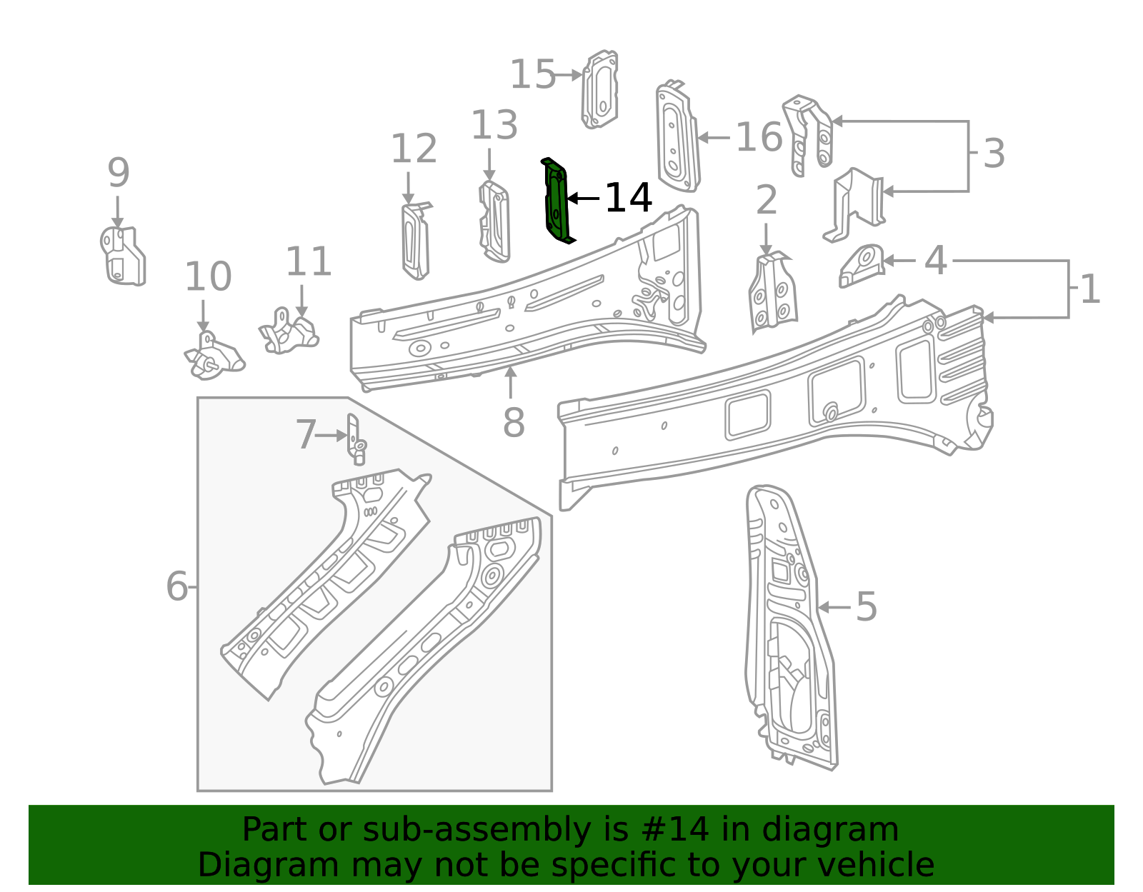 れぃ 84543103 - Reinforcement 2020-2025 GM | GMC Parts Canada