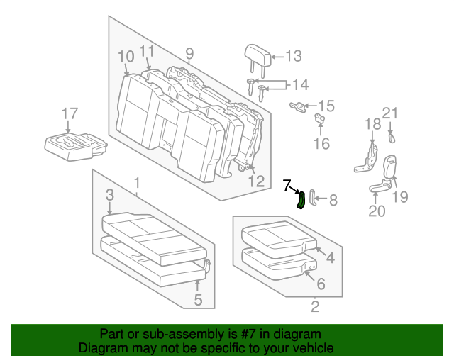 TOYOTA Genuine 71691-0C010-E0 Seat Cushion Hinge Cover TOYOTA Genuine 71691-0C010-E0 Seat Cushion Hinge Cover