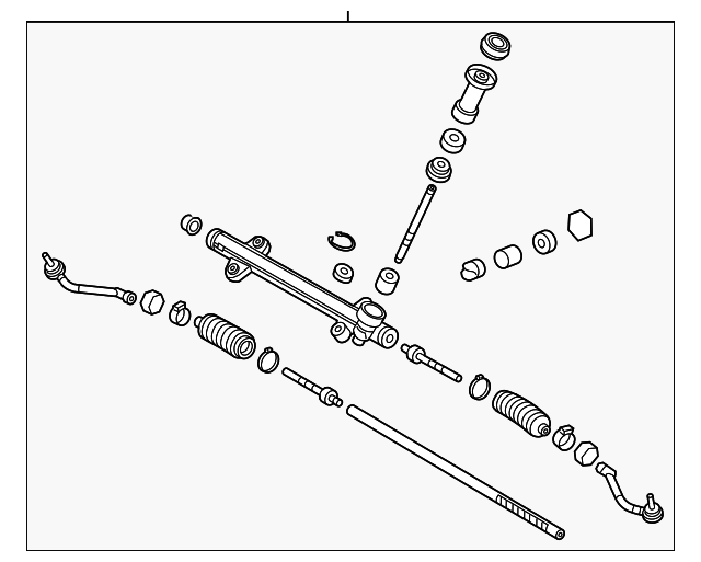 20112017 Hyundai Rack And Pinion Assembly 565003V400 OEPartsQuick