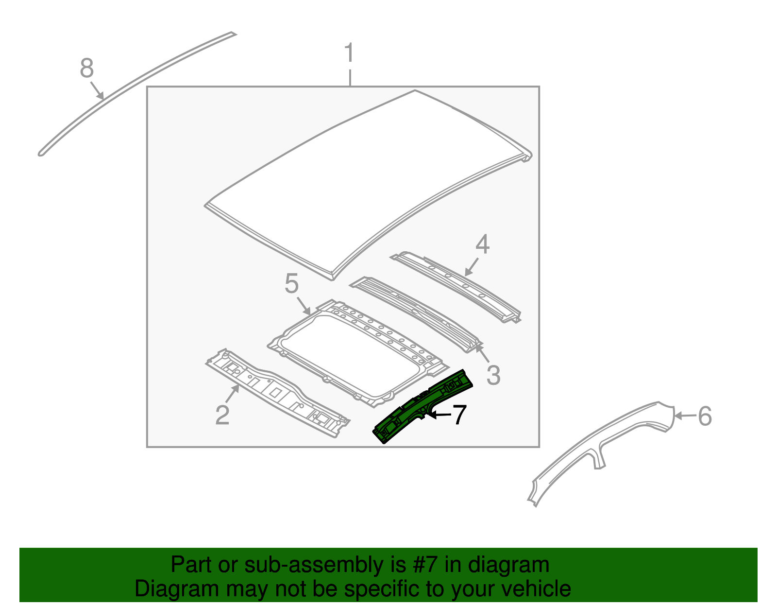 Rail - GM (96957481)