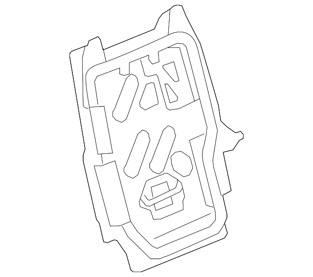 Passenger Side Rear Seat Back Frame (25797655)