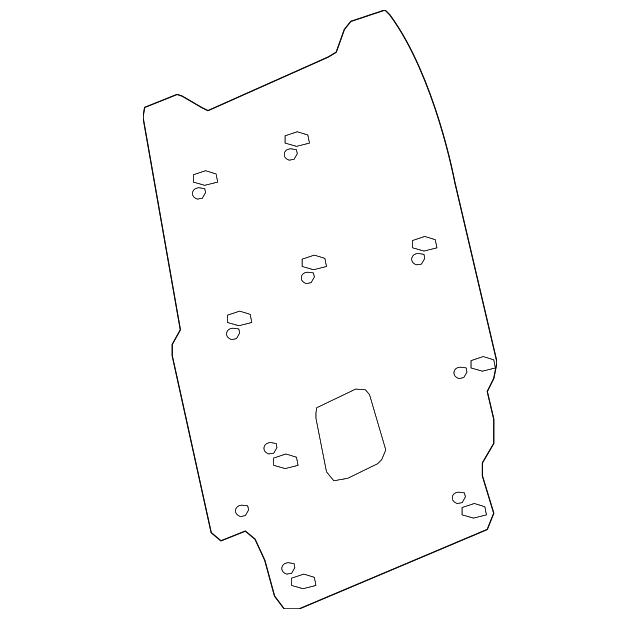 Genuine OEM Passenger Side Rear Seat Back Panel Part 22818935 Fits 20112017 gm Up To 35 Off