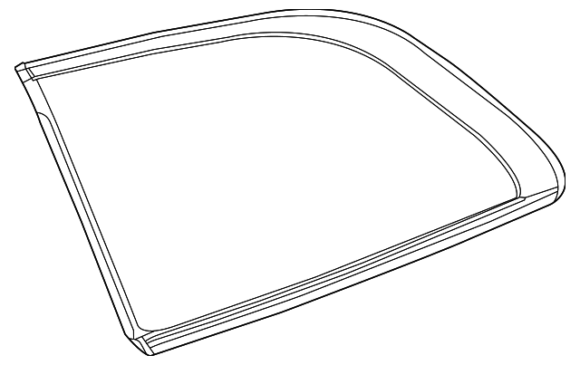 167-670-05-01 - Quarter Glass 2020-2022 Mercedes-Benz | Mercedes 