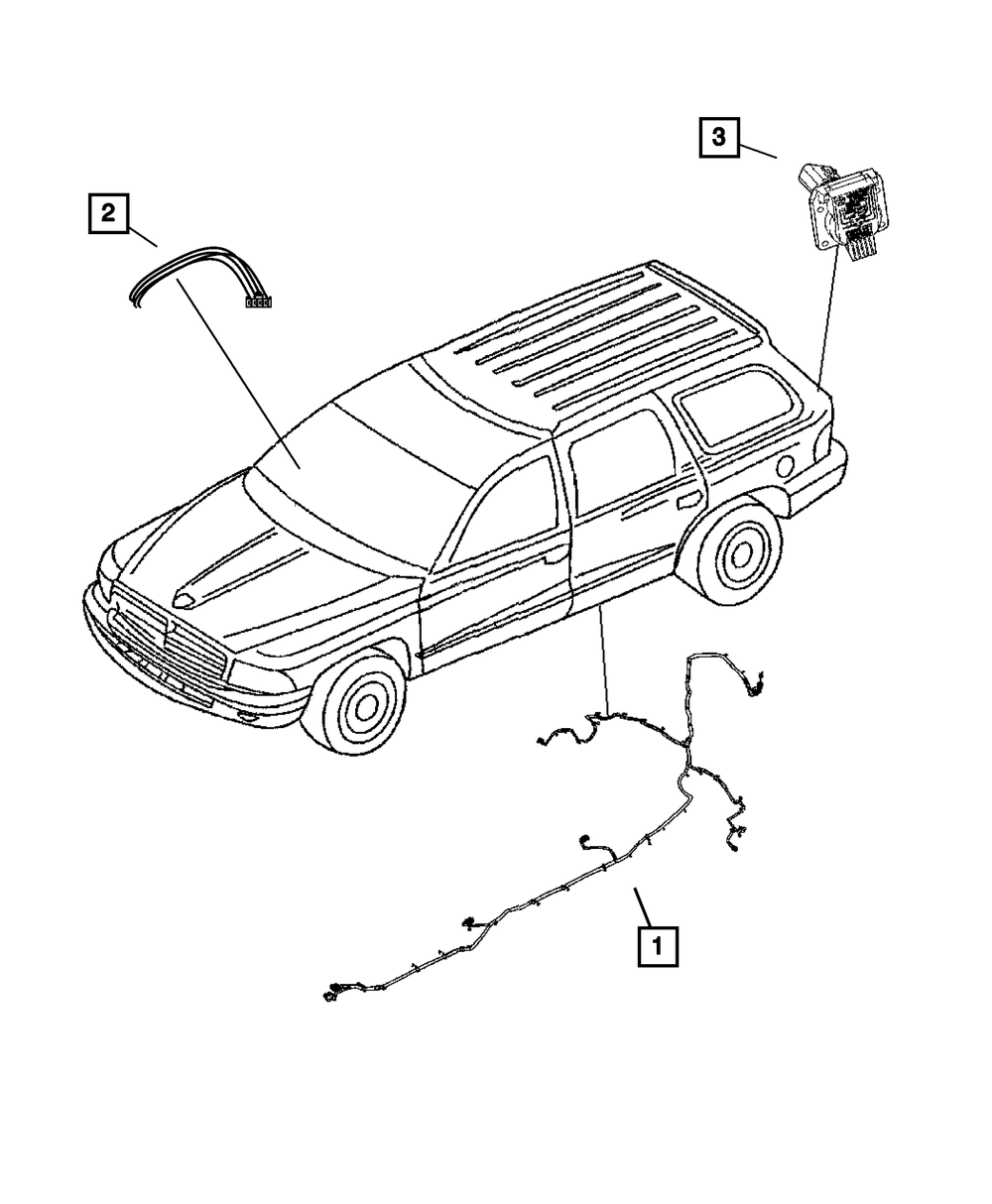 Genuine Mopar Trailer Tow Wiring 56045795ab