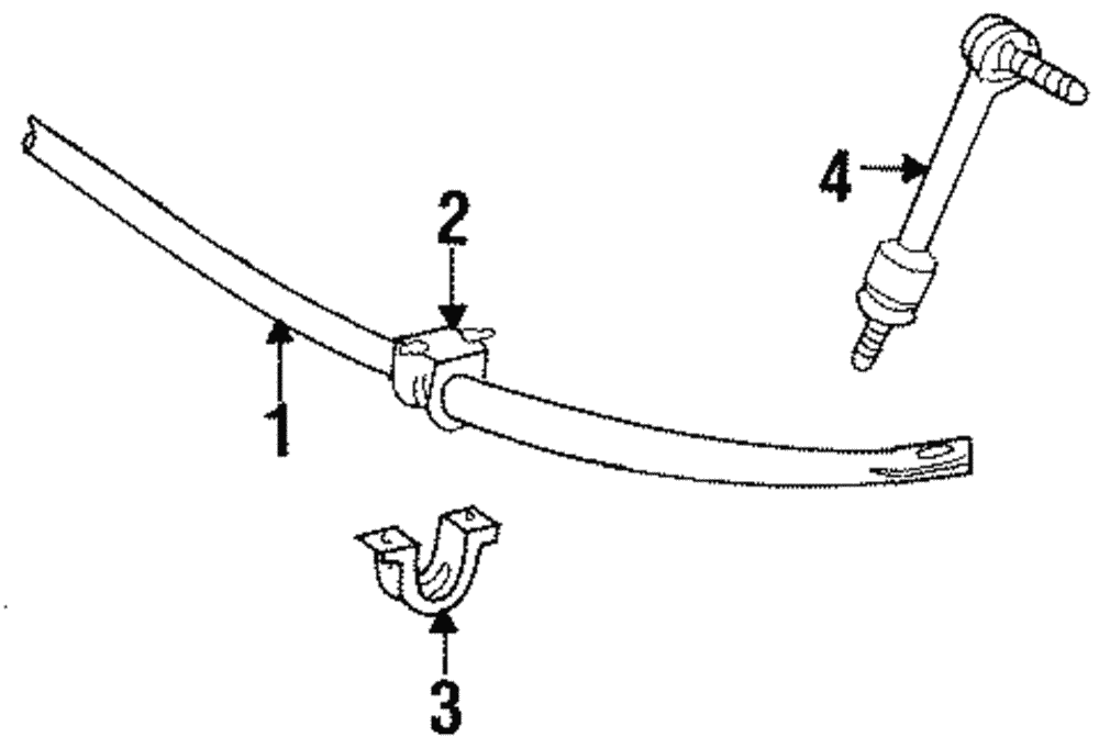 Stabilizer Bar - Ford (YW7Z-5482-AA)