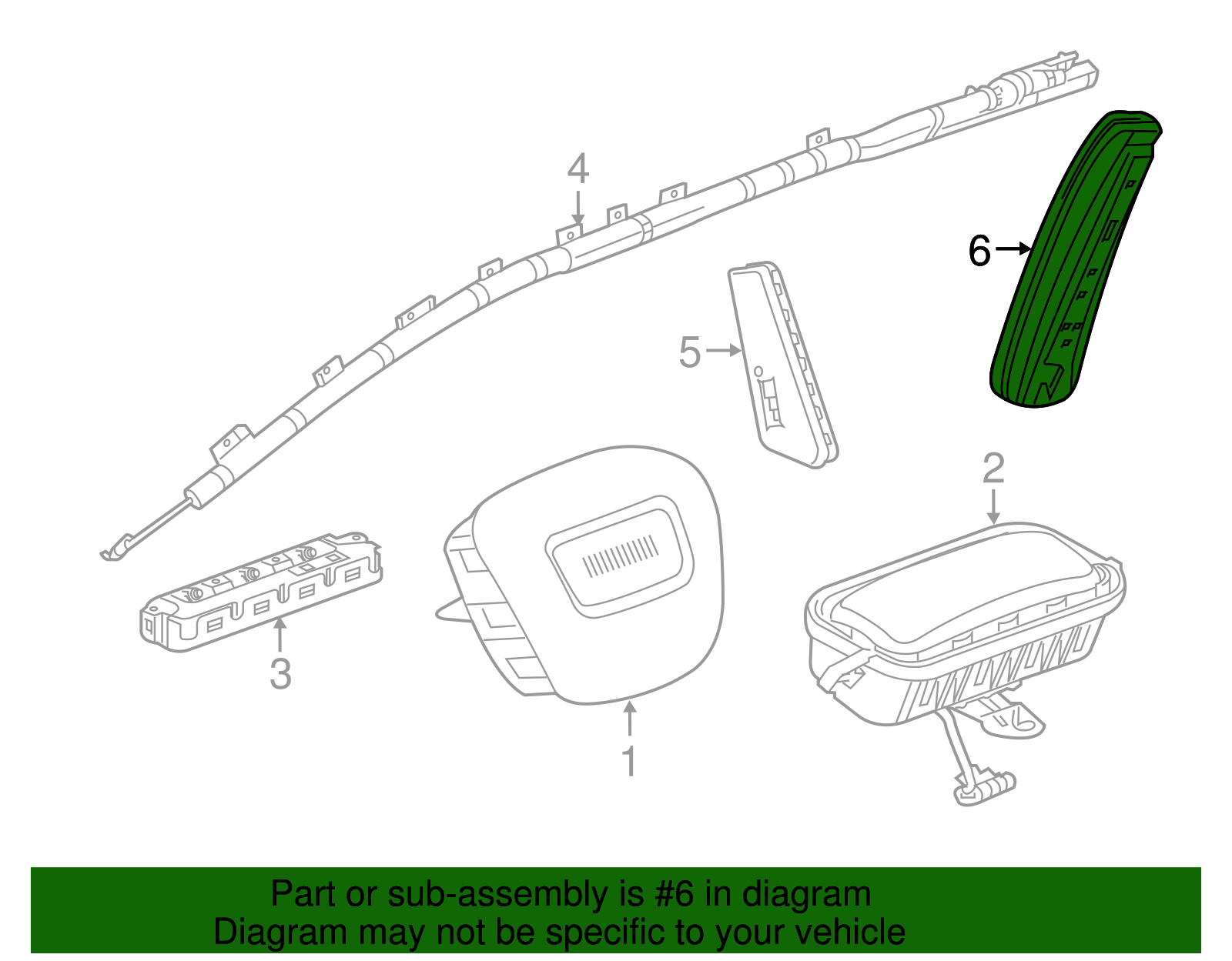 Ft Seat Air Bag - GM (87842605)