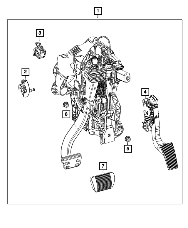 20212025 Mopar Master Cylinder Push Rod Pin Connector 68503485AB