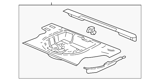 Rear Compartment Floor Panel - GM (12335383)