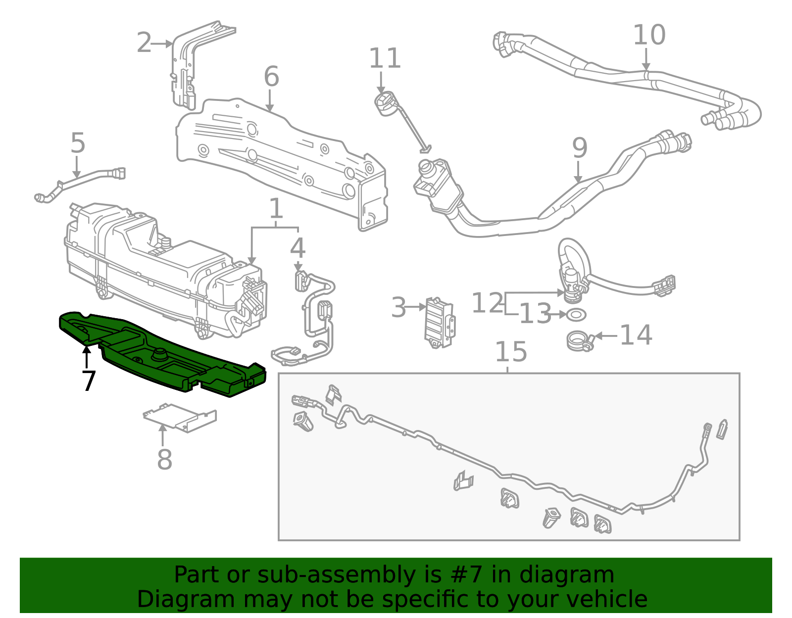 Emission Reduction Fluid Tank Shield - GM (84449625)