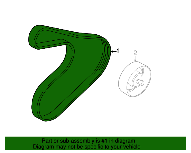 252122B720 Serpentine Belt 20142021 Kia Kia.Parts Store