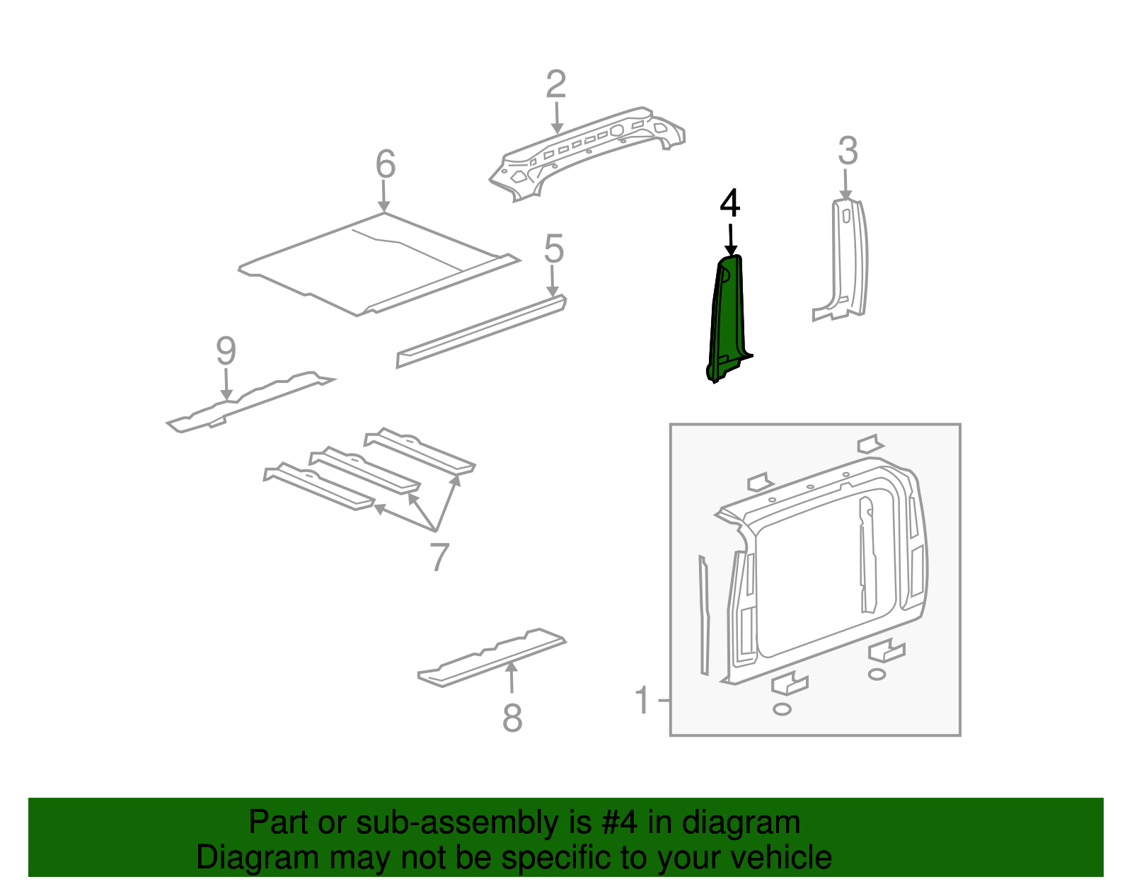F Panel - GM (15148329)