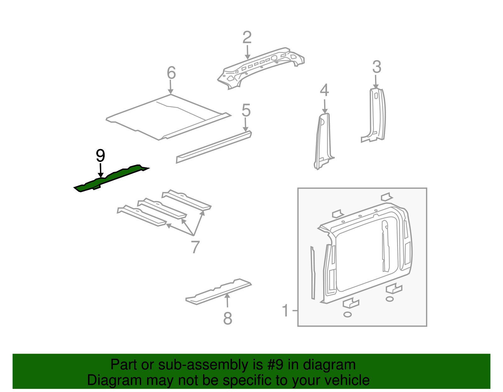 Sill - GM (88980622)