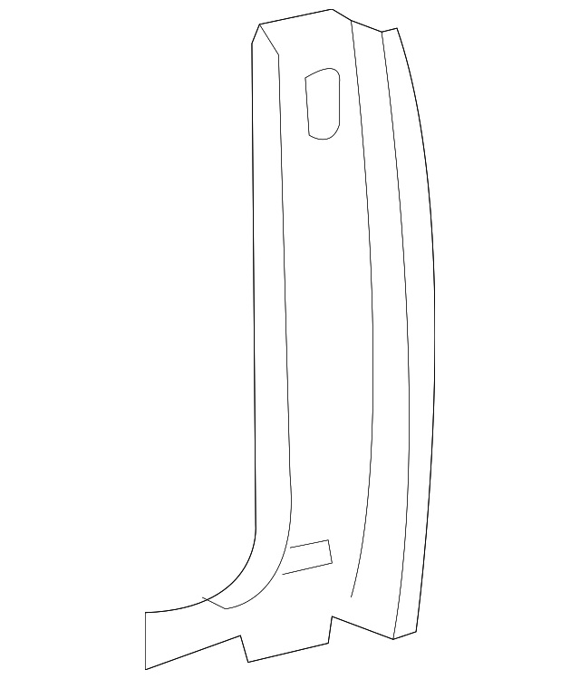 Panel-Black Body Opg Frm Side Fil  Upper - GM (15148328)