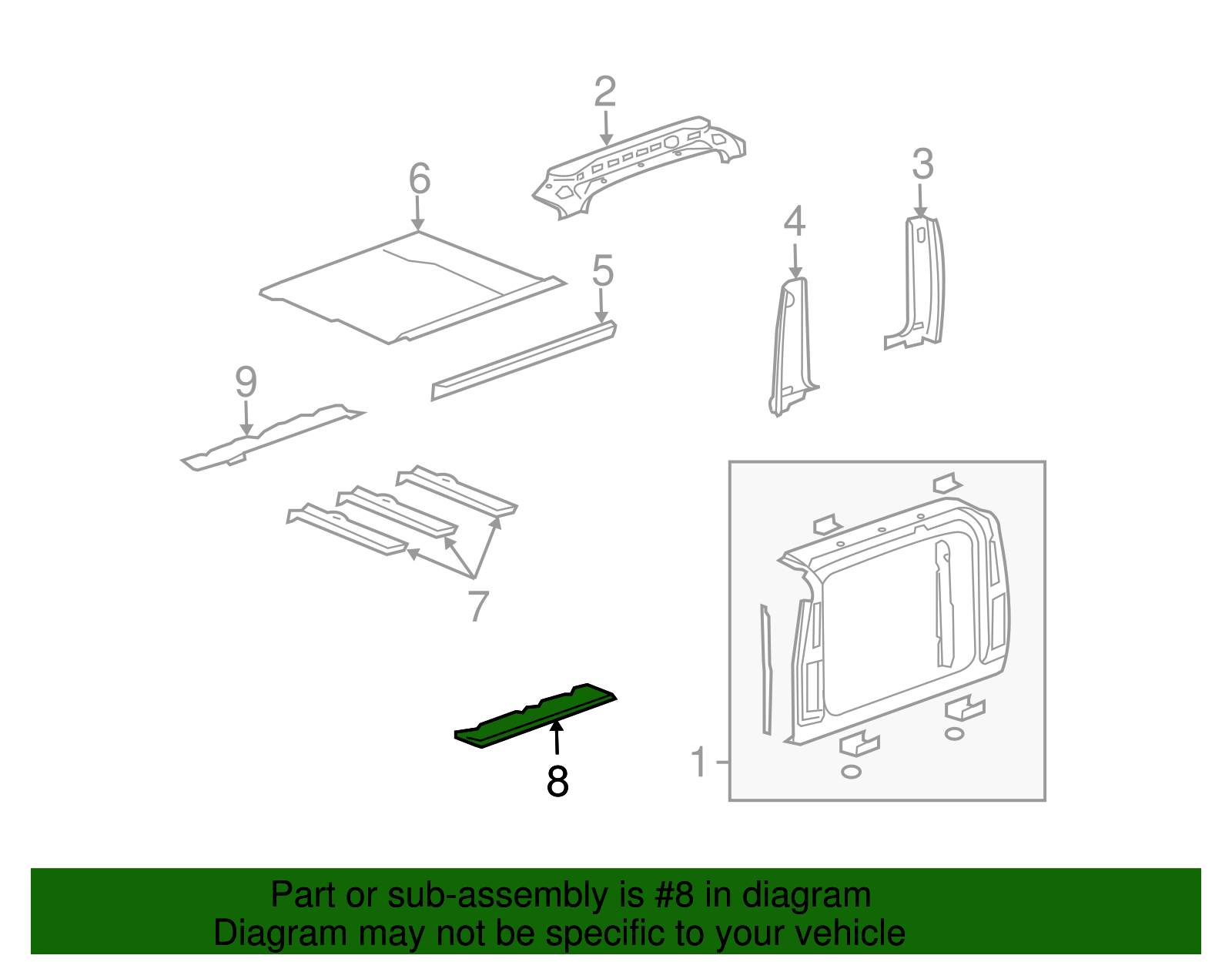 Sill - GM (88944229)