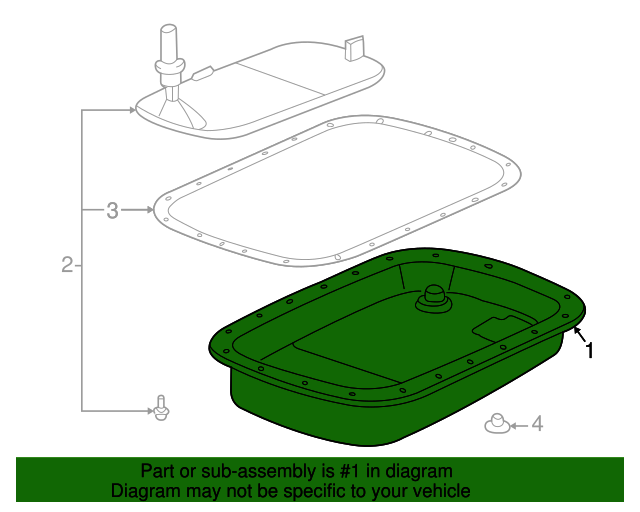 Genuine BMW 24152333907 GA6HP19Z Auto Transmission Fluid Filter