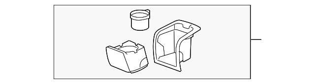 Rear Seat Cup Holder - GM (15255364)
