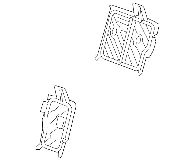 Frame, R/Seat Black - GM (15208600)