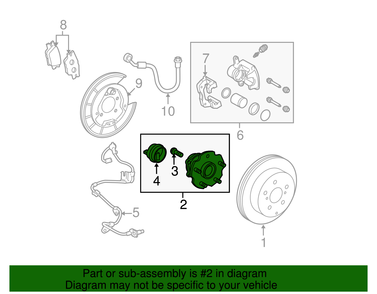 Hub Assembly - Scion (42450-0R010)