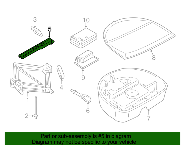 20152023 Ford OEM Lug Wrench EM2Z17032B Ford Parts Center