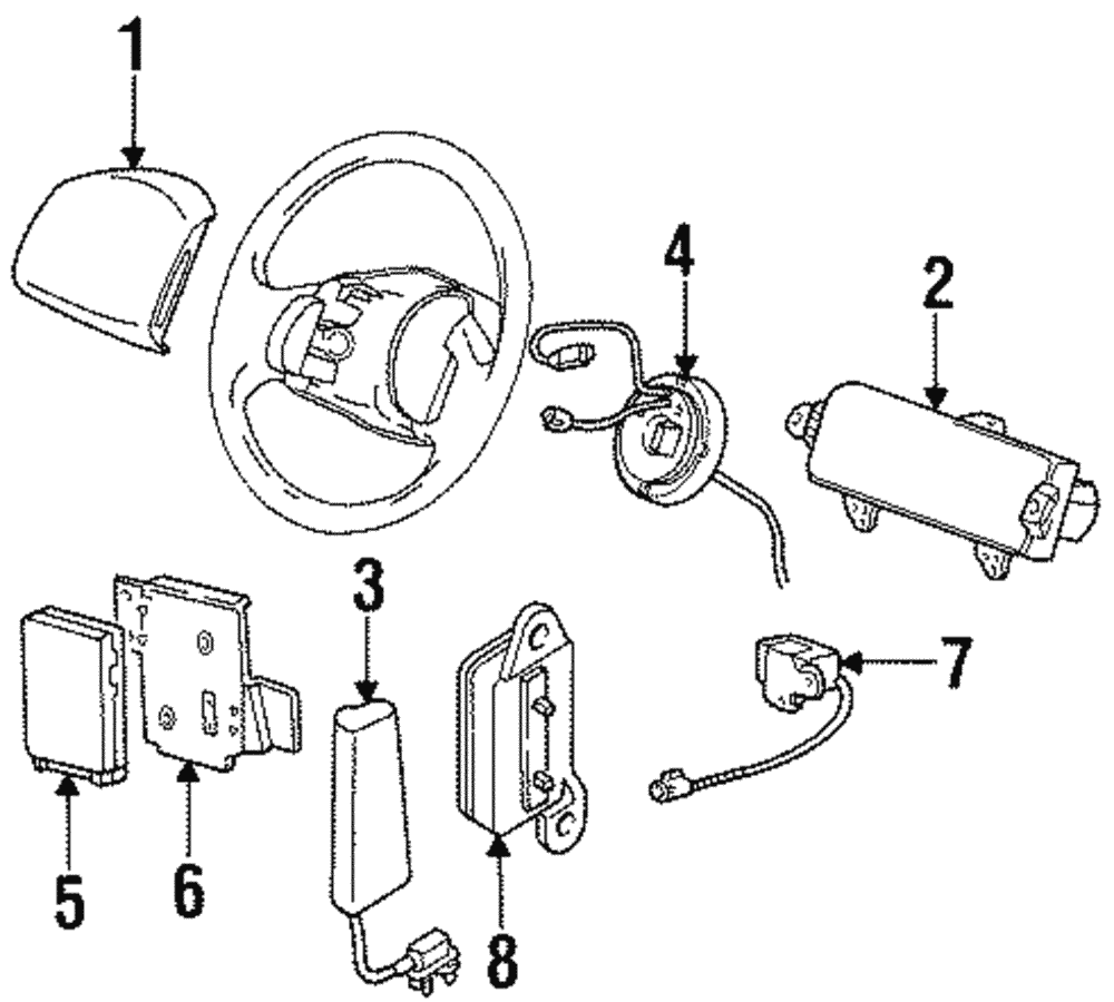 Side Impact Sens - Ford (YL7Z-14B345-AB)