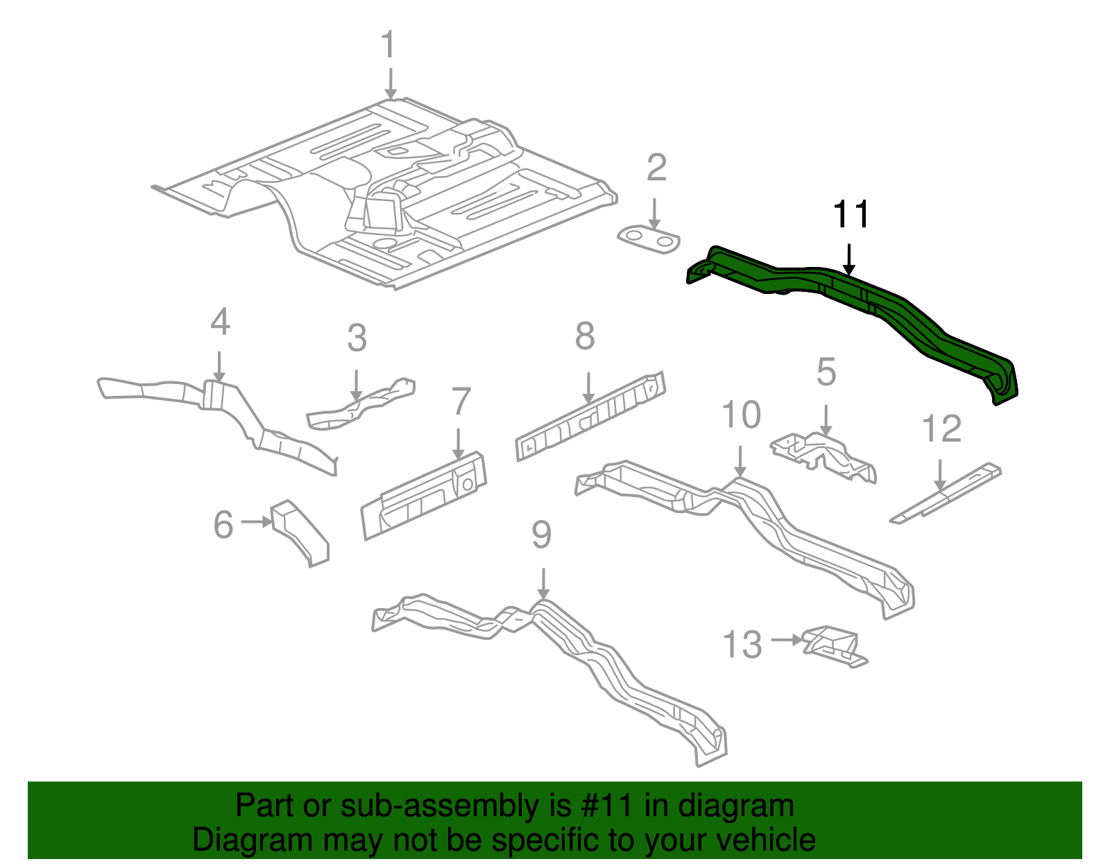 Front Cross-Member - GM (88937002)