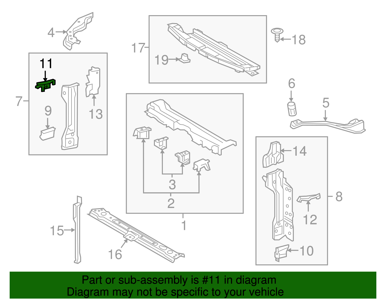 Side Support Mount Bracket - Toyota (53245-47020)