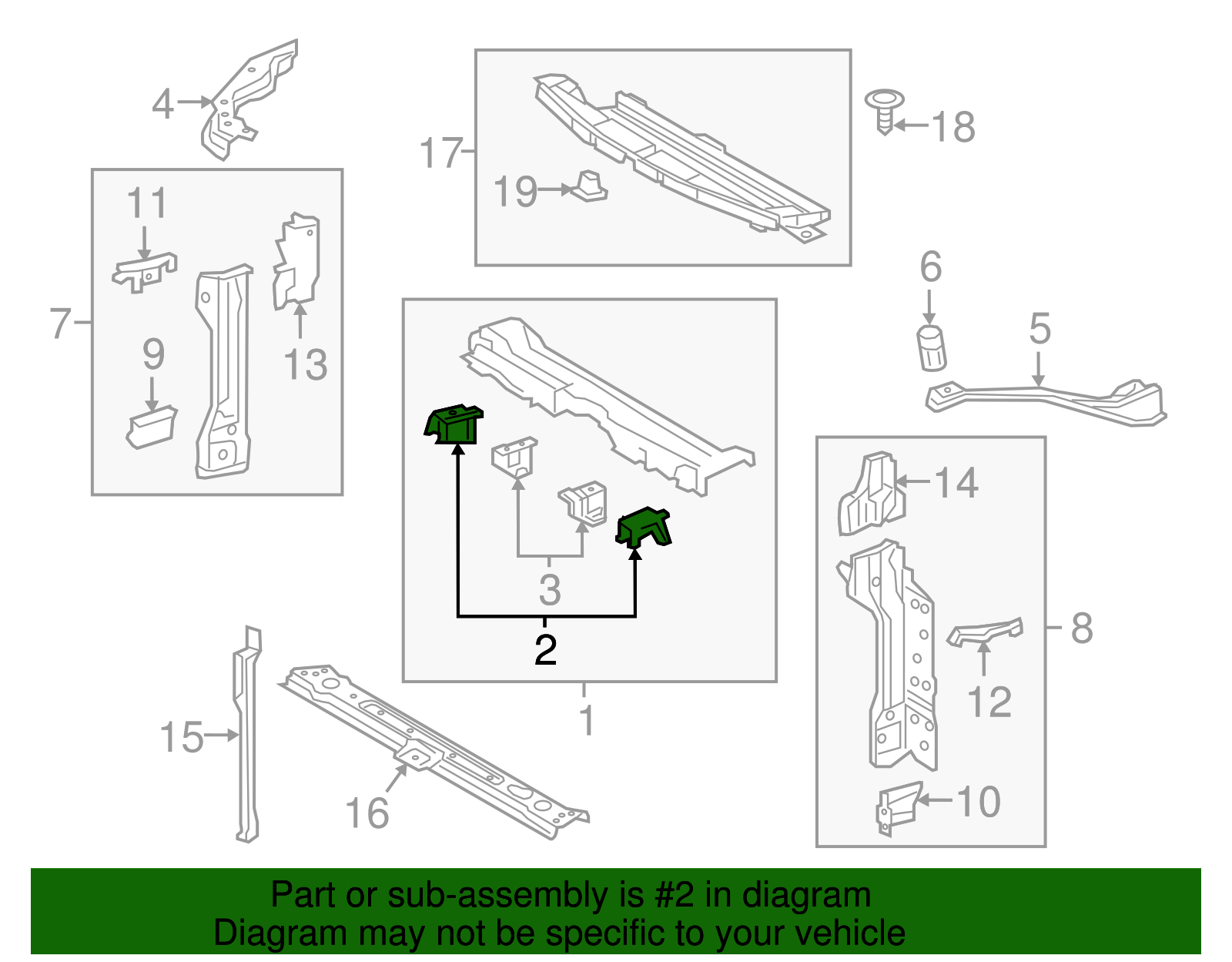 Upper Tie Bar Bracket - Toyota (52137-47010)