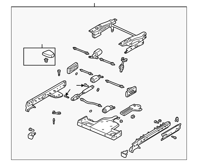 Seat Adjuster - GM (12459447)