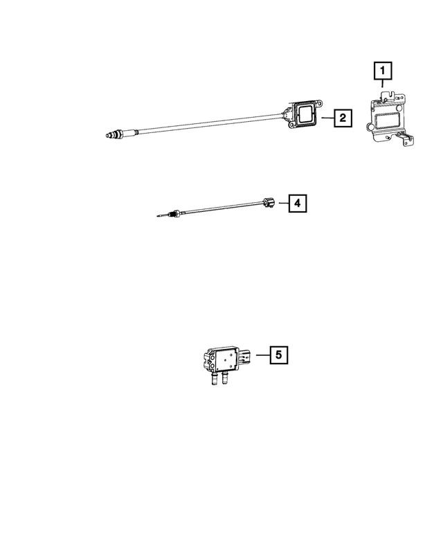 New GENUINE OEM Exhaust Temperature Sensor Fits 2013-2018 RAM 6.7L 68085774AB