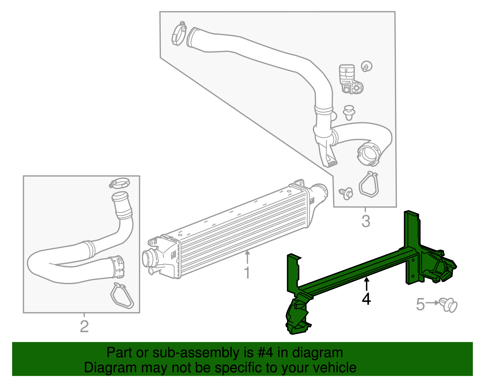 Lower Radiator Air Baffle - GM (95368412)