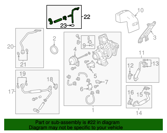 12683453 GM Engine Coolant Air Bleed Pipe GM Parts Store