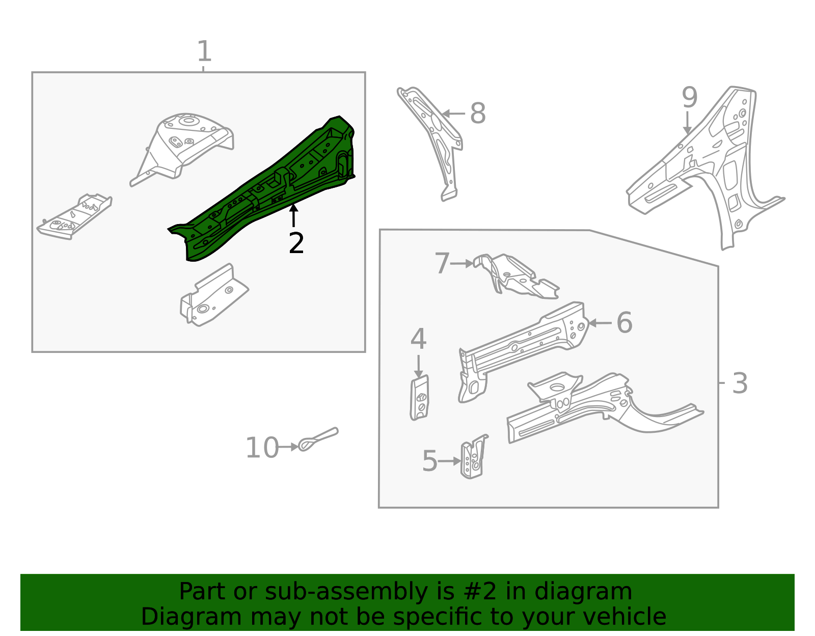 2025 Nissan Sentra Upper Rail F4180-6LTAA | Team Nissan Inc.