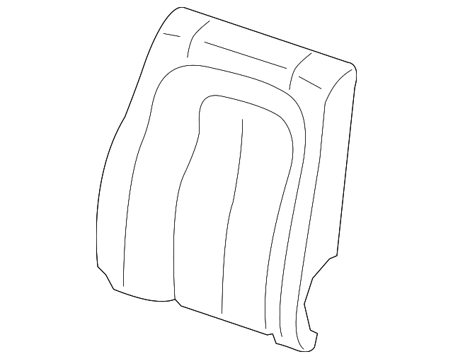Seat Back Pad - Ford (GD9Z-54632A22-J)