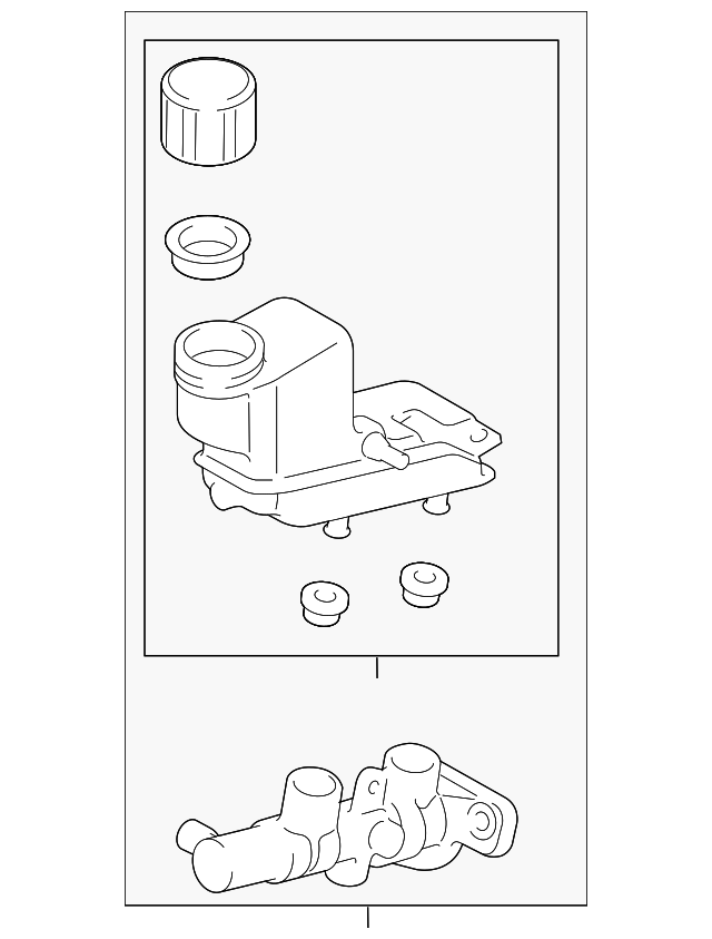 GP7C43400D Master Cylinder 20062008 Mazda 6 Werner Mazda Parts
