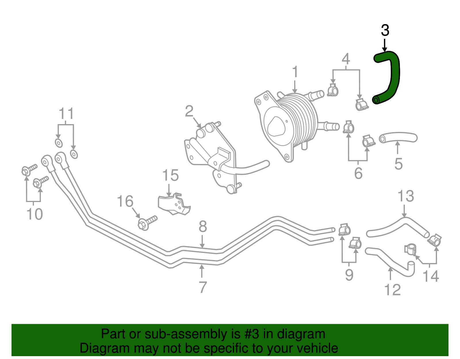 2014-2018 Infiniti Q50 Upper Hose 14055-4GE0A | Faulkner Infiniti of ...