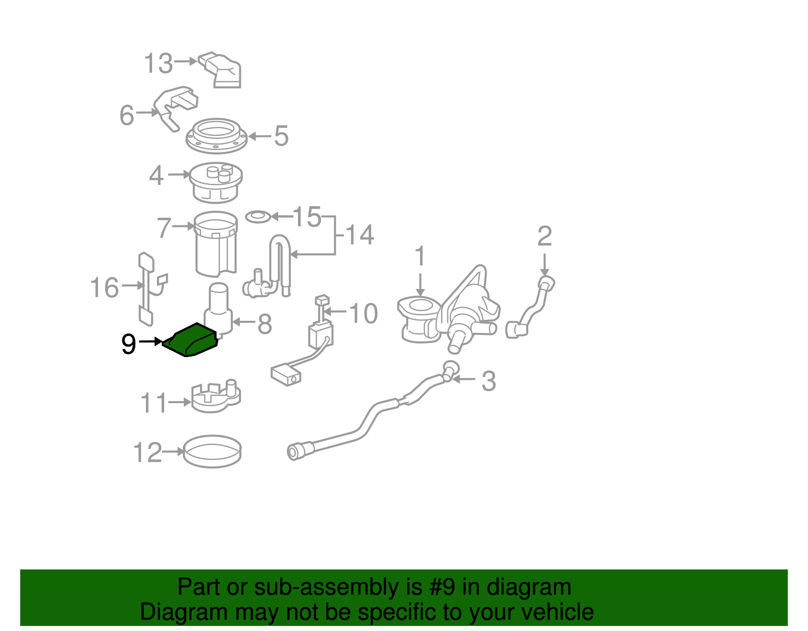 Fuel Pump Filter - Toyota (23217-31131)
