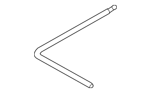 2013-2019 Volkswagen Beetle Crank Handle 5C3-825-381-A | OEM Parts 