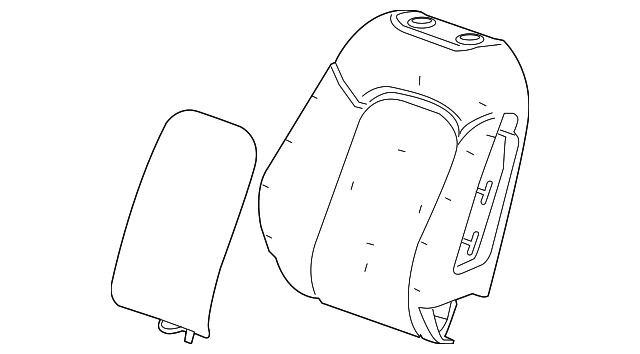 Driver Seat Back Pad - GM (95077888)
