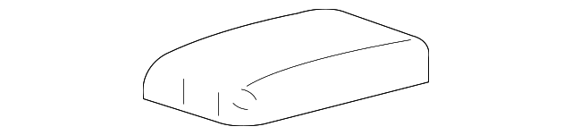Medium Titanium Driver Side Seat Riser Cover - GM (95910744)