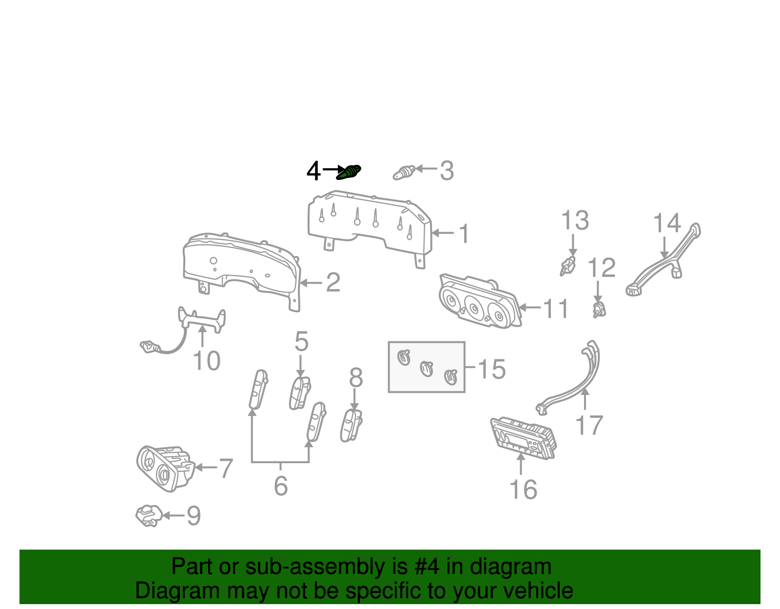 Bulb & Socket - Ford (YL3Z-13B765-DA)