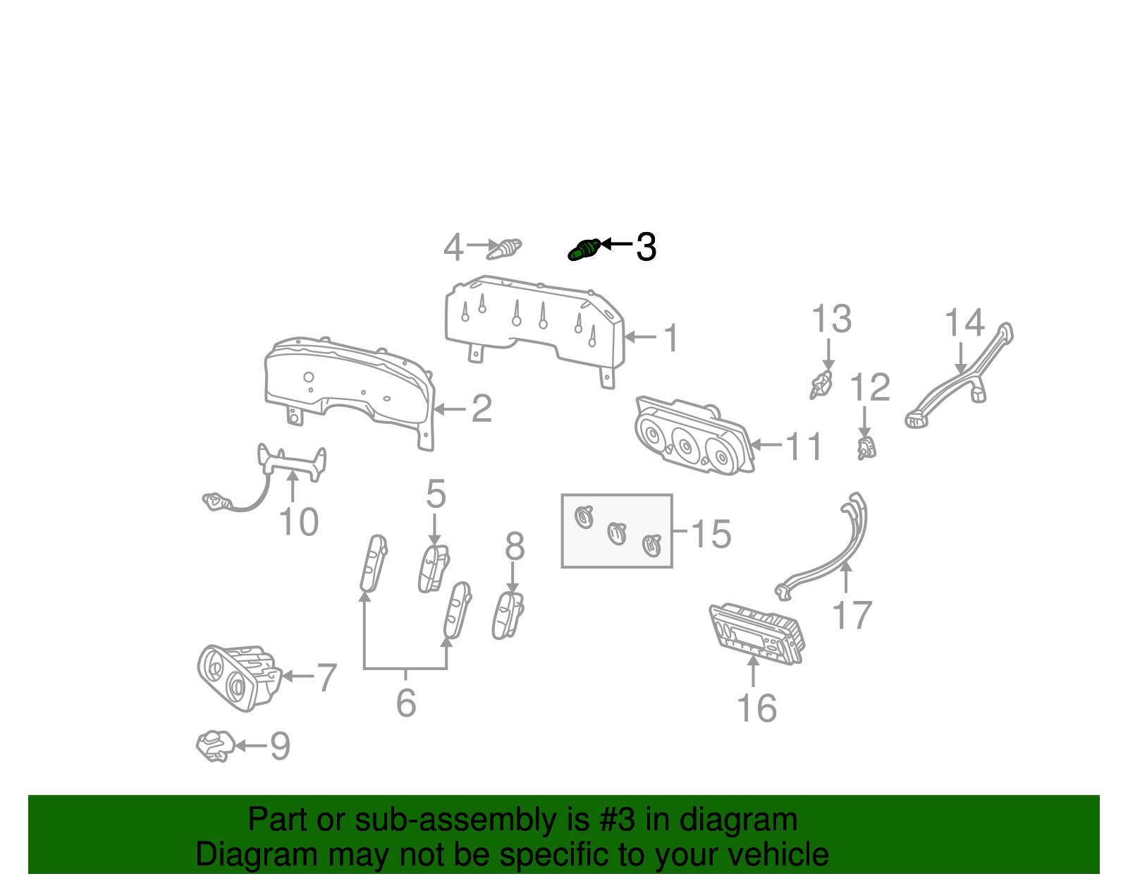 Bulb & Socket - Ford (YL3Z-13B765-CA)